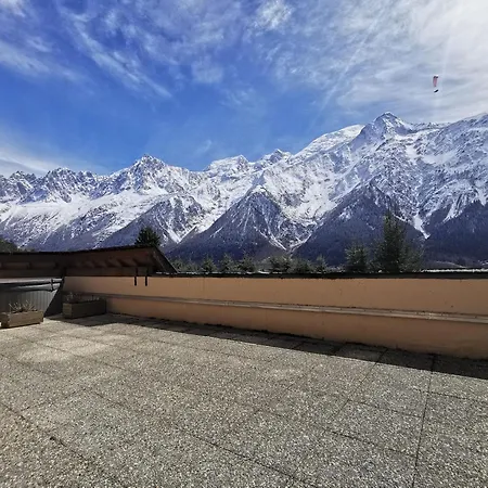 Betulle - 2bedroom - Patio Facing Mont-blanc Range Apartment Les Houches